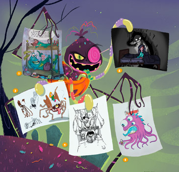 Dessinez l'indessinable : Les gagnants du concours Halloween