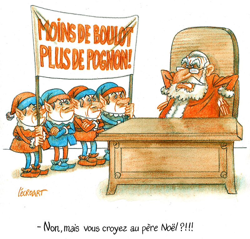 Cartoon d'Etienne Lécroart